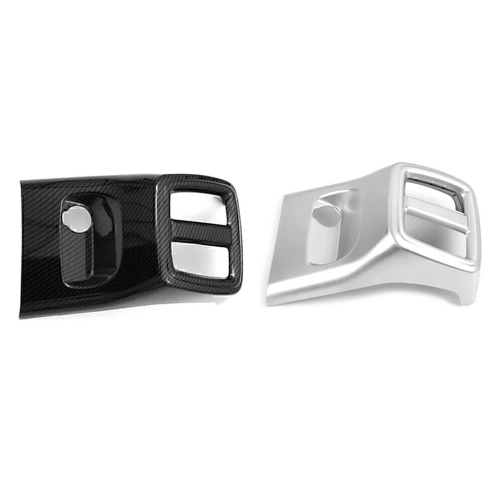 Armrest Box Rear Air Outlet Cover Trim for Volvo XC40 2019-2020 Matte Silver