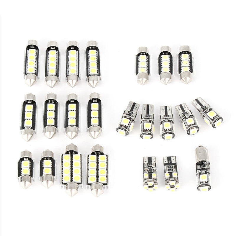 12V Car Interior Dome Map License Trunk License Plate Light Auto LED White Bulbs