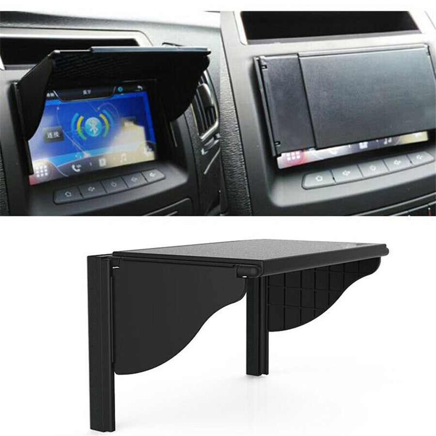Black Adjustable Car Visor Sun Shade For 6-10 Inch GPS/DVD/LCD Navigation Cover