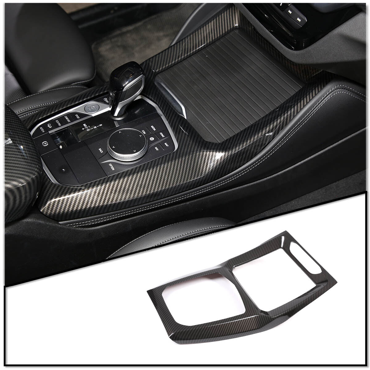 4-Piece Black AC Control Panel 4WD Switch Trim Ring Knob Cover for Toyota Tacoma 2016-22