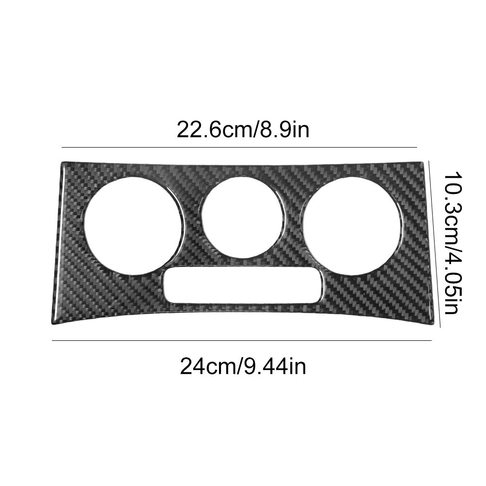 Carbon Fiber Manual Climate Control Panel for Volkswagen for Passat 2006-2011
