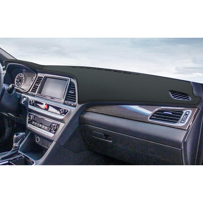 for Hyundai Sonata 2015-2019 Leather Dashboard Dash Cover Dashmat Mat Carpet pad