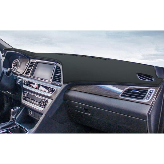 for Hyundai Sonata 2015-2019 Leather Dashboard Dash Cover Dashmat Mat Carpet pad