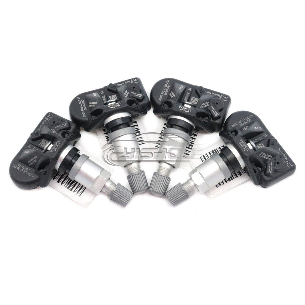 A0009054104 4-piece TPMS tire pressure sensor set suitable for 2020 for Mercedes-Benz CLA GLB GLS