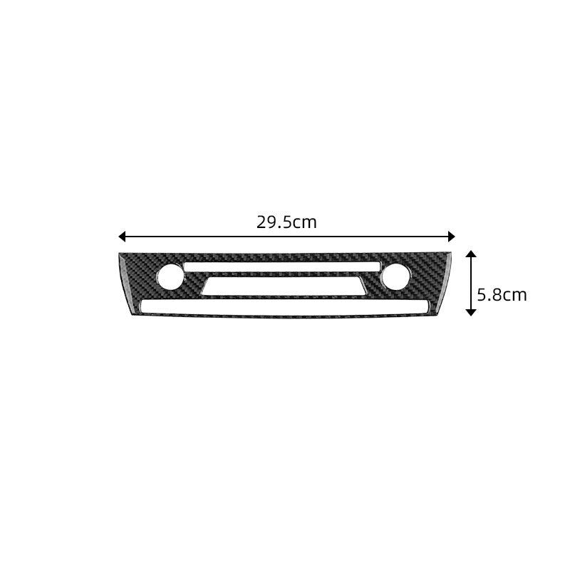 Fit for BMW X3 E83 2004-10 Carbon Fiber Car Central Control CD Switch Panel Trim