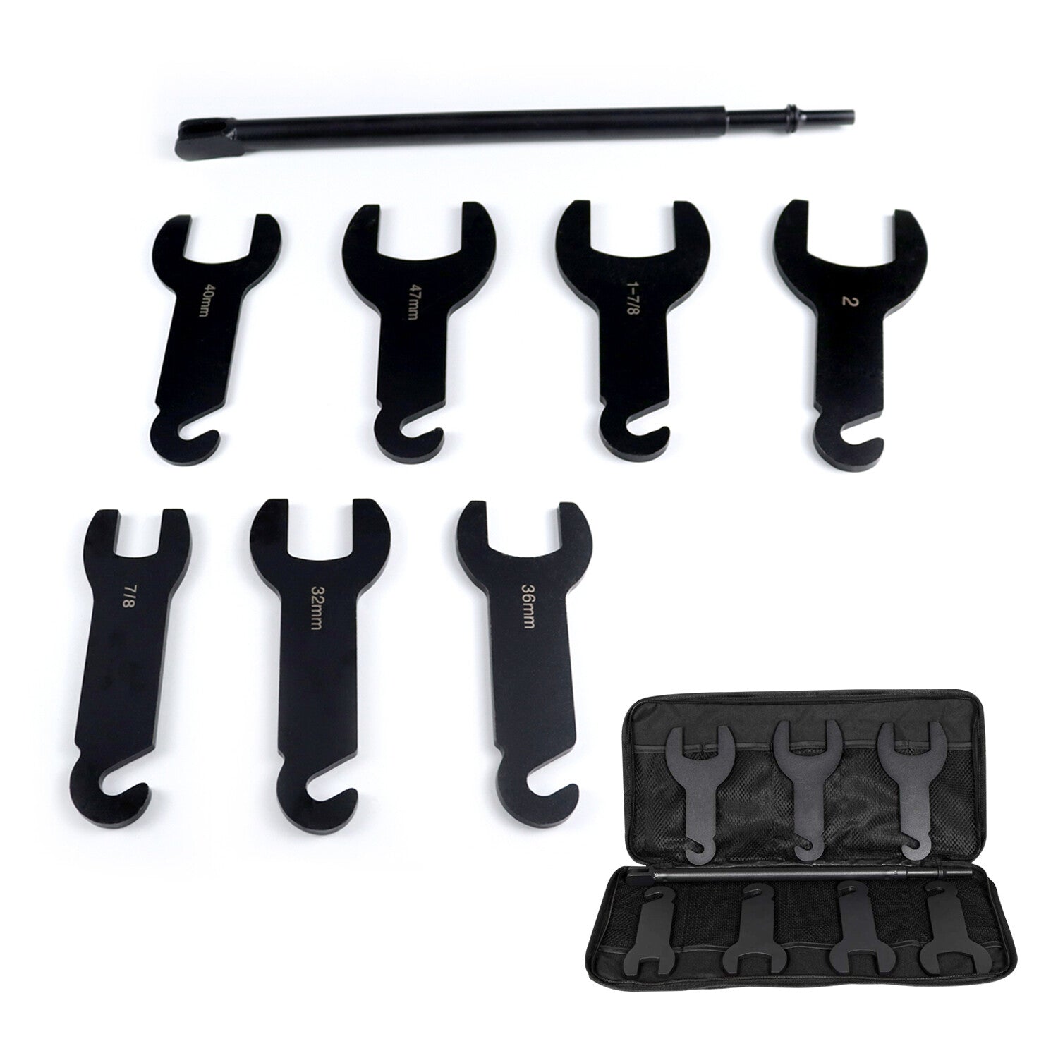Pneumatic Fan Clutch Wrench Kit Removal Tool 7pcs Kit for Ford /GM/ for Chrysler / for Jeep