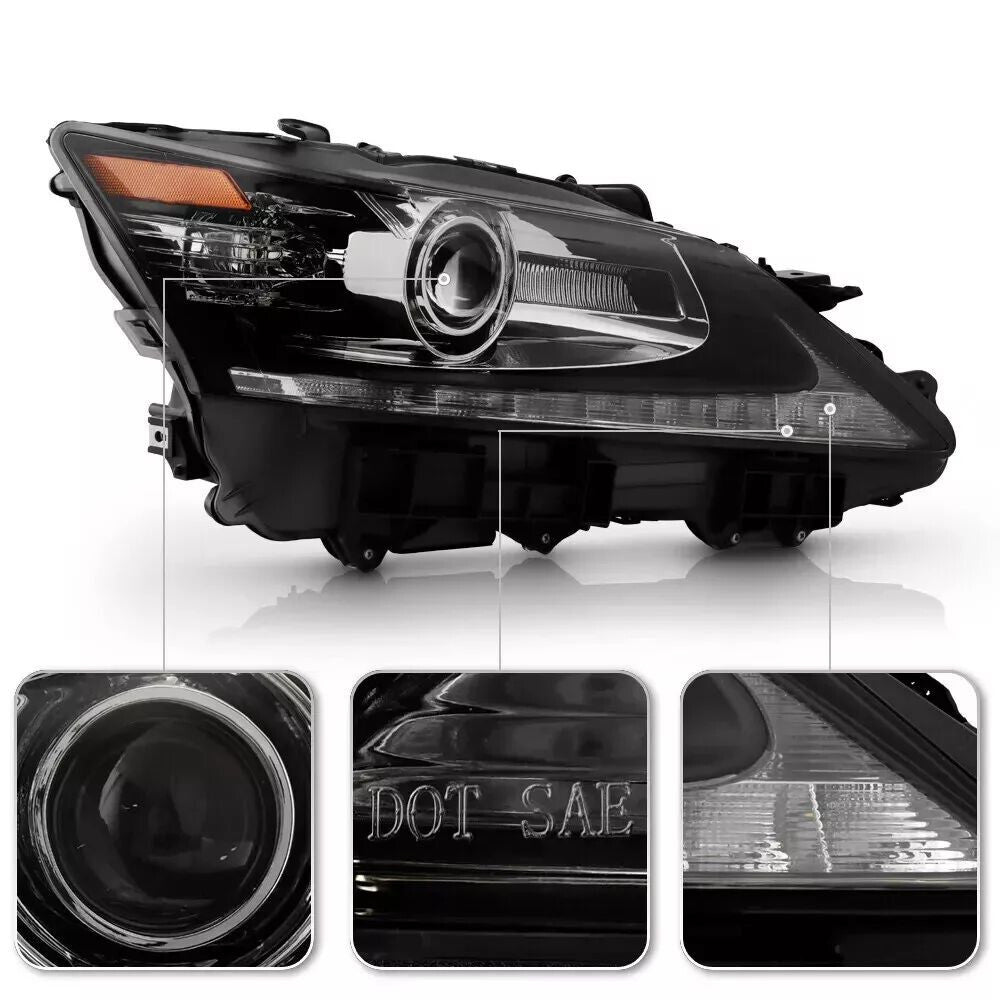 Right-side HID headlight with AFS projector is suitable for 2013-2015 for Lexus GS350 and GS450h.