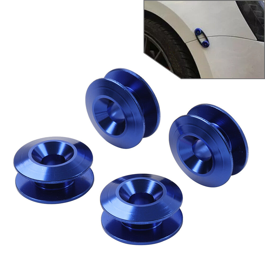 Quick Release Band Fastener Bumper Holder Clips Kit Front Rear Trunk Hatch Lid