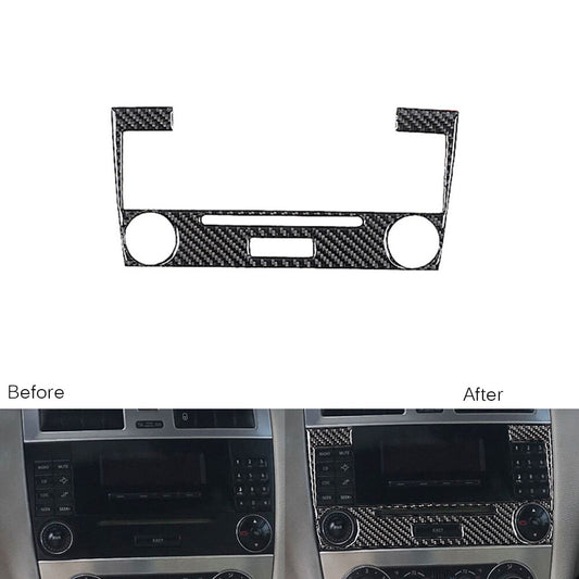 Carbon Fiber Console Panel Cover for Mercedes Benz C-Class W203 C320 2005-07