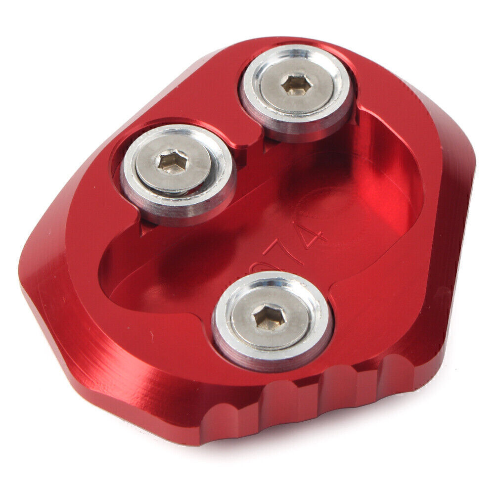 for YAMAHA YZF-R6 2017-2018 Red Kickstand Side Stand Plate Extension Pad