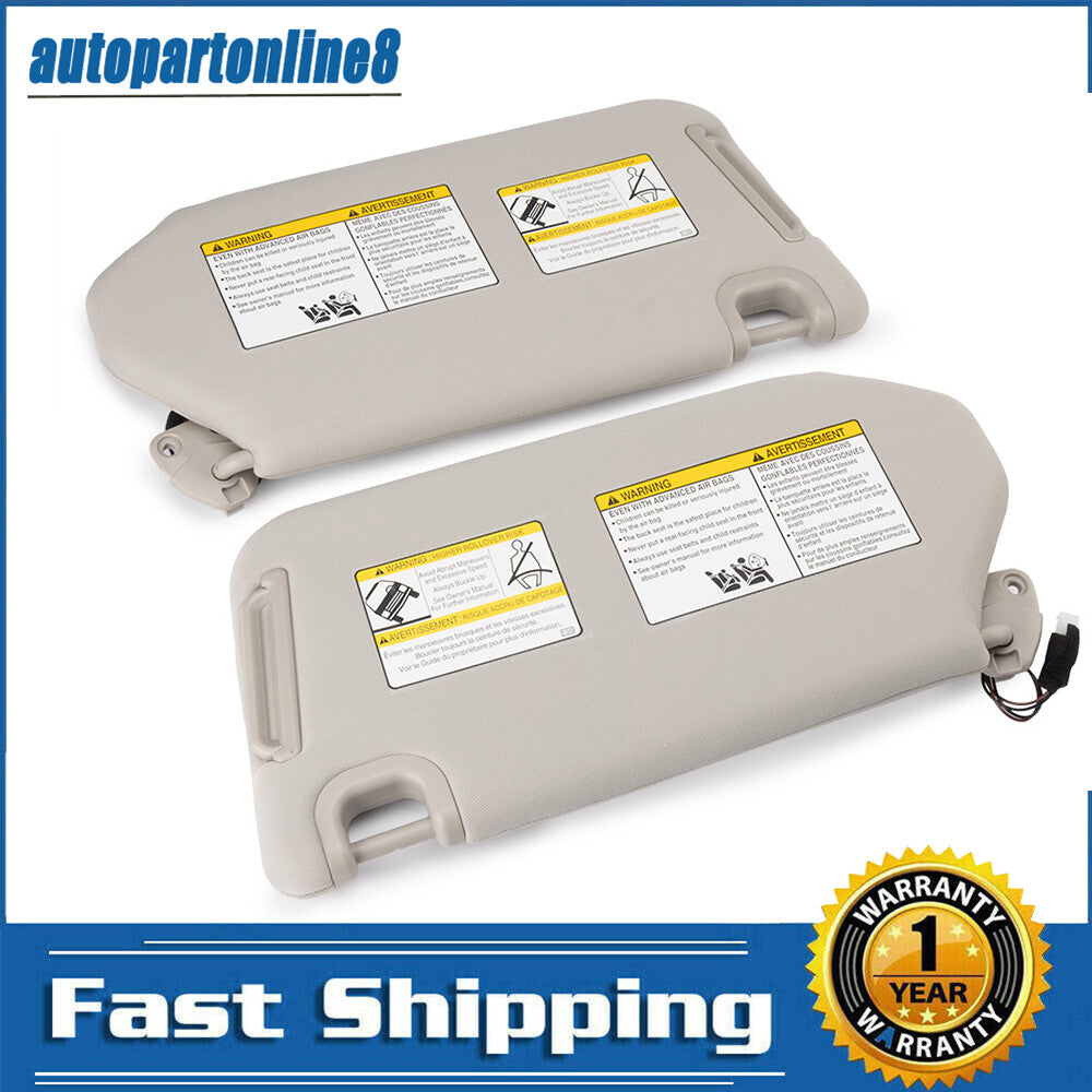 2 pieces for Nissan Pathfinder/ for Infiniti QX60 with mirrored right and left sun visors 96400-9PB0A