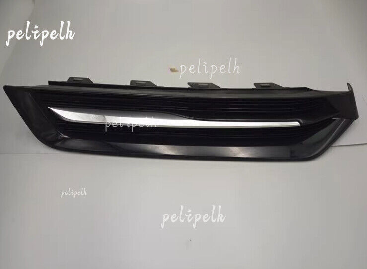 2P L+R Front Bumper Driving Light Bezel Cover Grille for Cadillac CT6 2016-18 SL