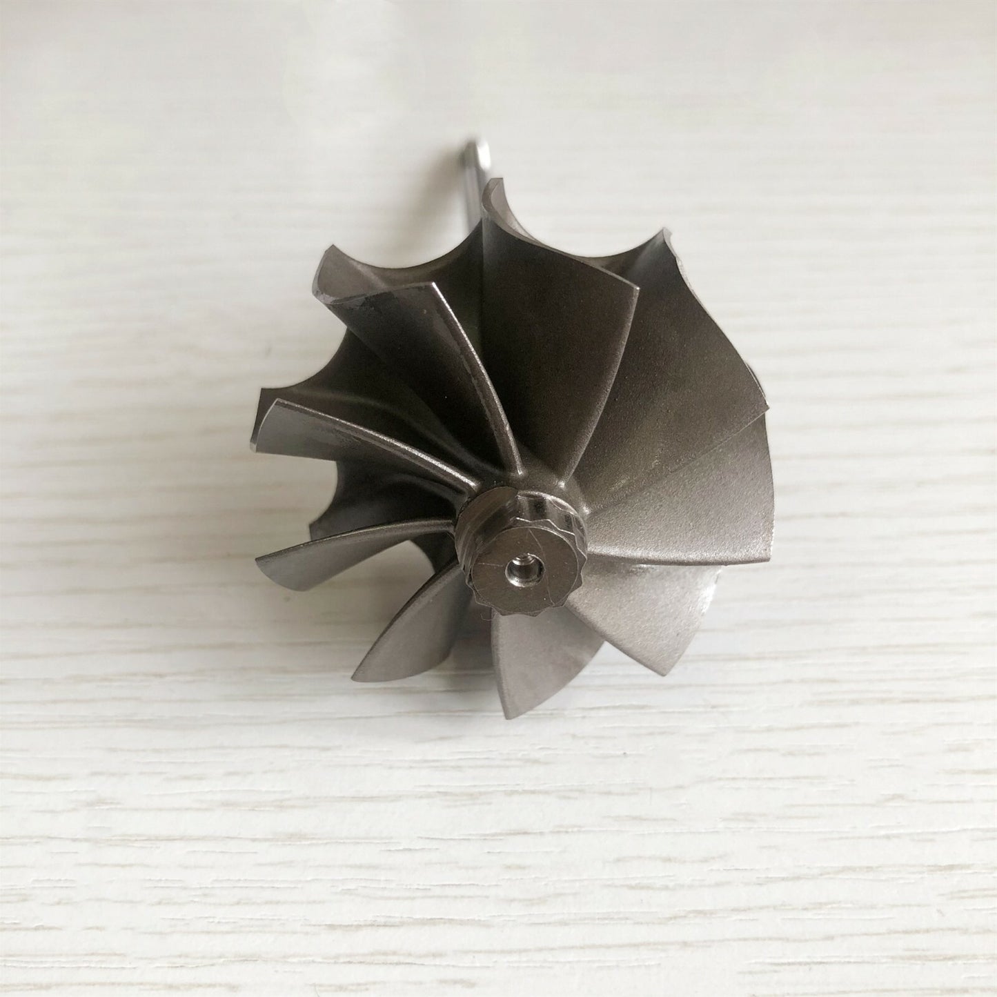 GTB25 49.12/51.38 mm 9-blade ball bearing turbine/turbine shaft and wheel