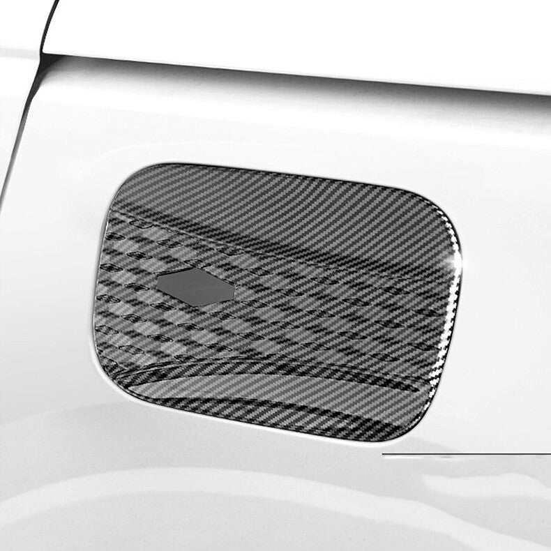 for Kia Carnival 2022-2023 Carbon Fiber Car Fuel Filler Gas Tank Cap Cover Trim