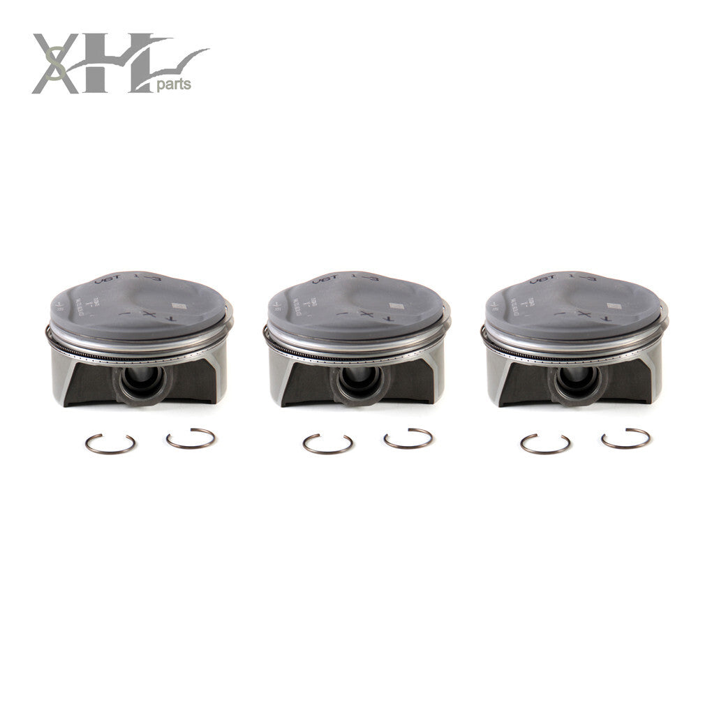 Forged piston ring assembly (1-3) suitable for Porsche Macan 95B for Panamera 970 3.0T