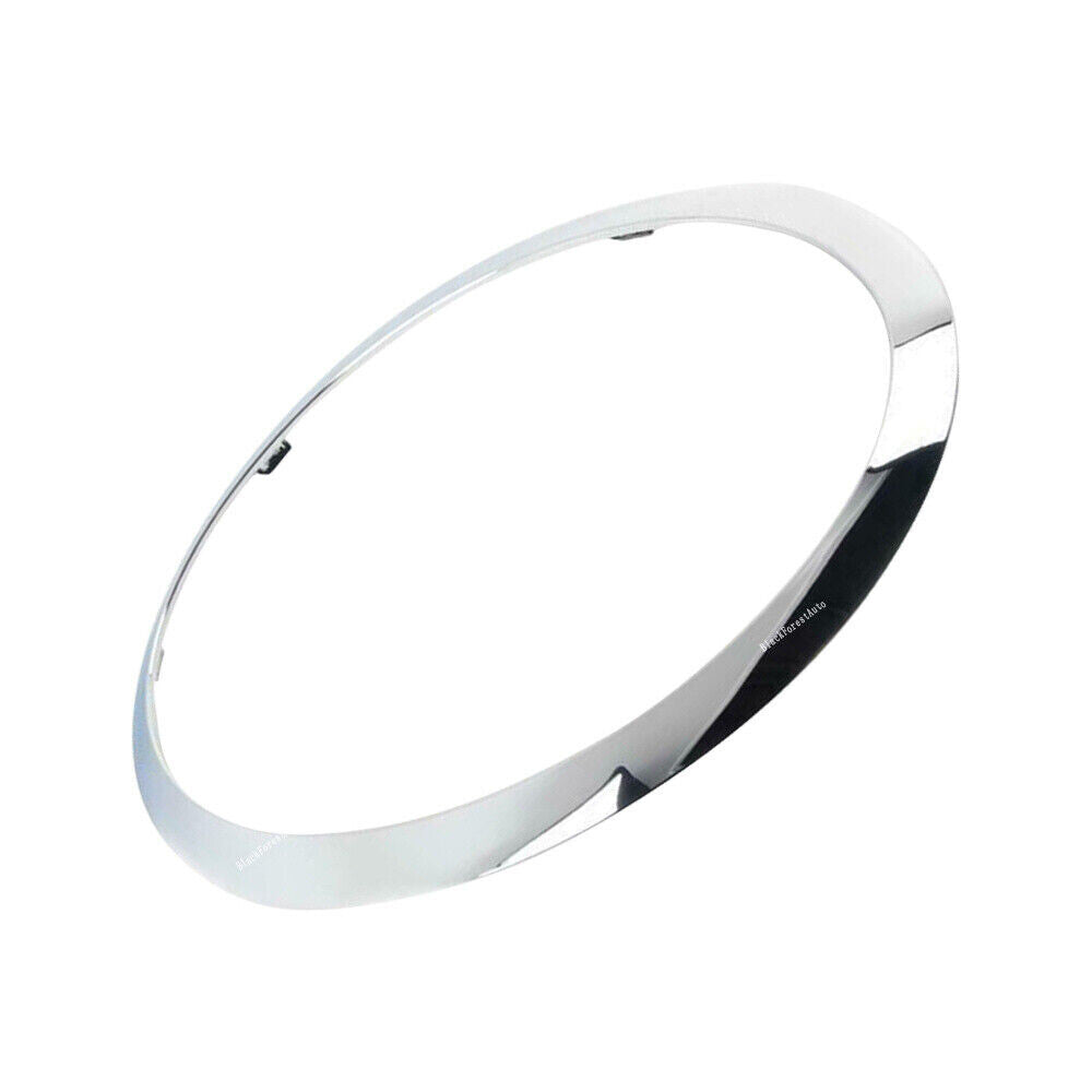 Left Side for Mini F55 F56 Cabrio F57 13-18 Headlight Trim Bezel Ring Chrome
