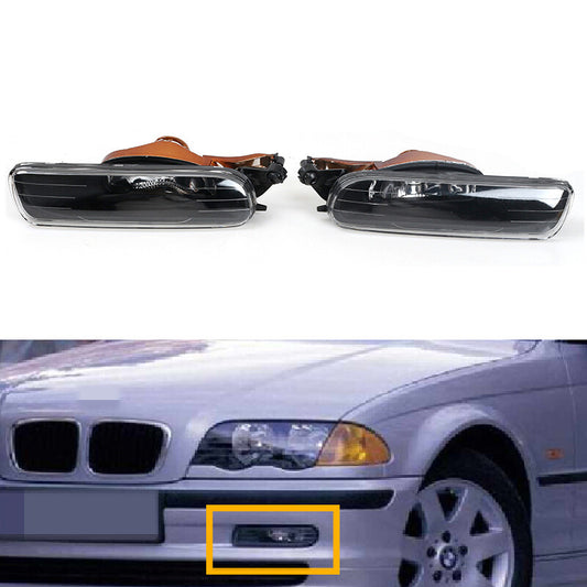 ?? Pair Front Fog Light Bumper Without bulbs for BMW E46 323i 1999-2001 ??