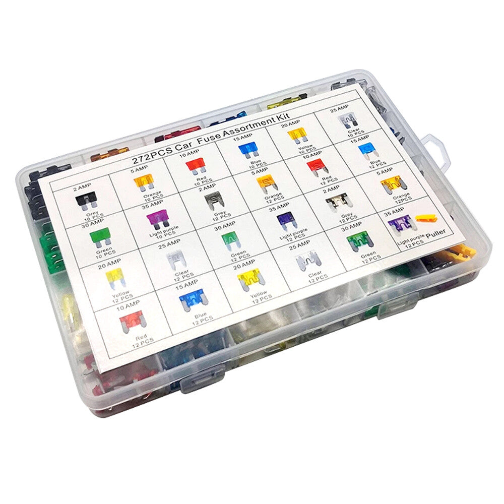 272x Car Blade-type Automotive Fuses Replacement Standard for Mini Low Profile