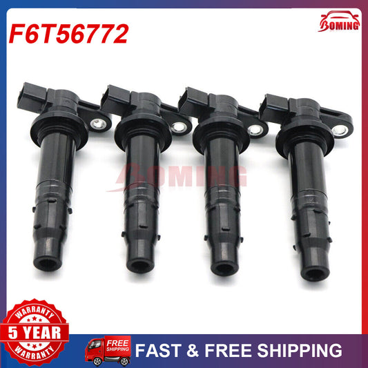 4-pack of brand new F6T56772 ignition coils for Yamaha XT1200Z Super Tenere (2010-2015)