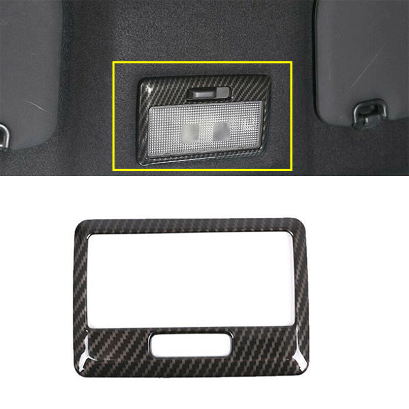 1pc Carbon Fiber Roof Reading Light Trim for Toyota 86 for Subaru for Scion -S 2012-20