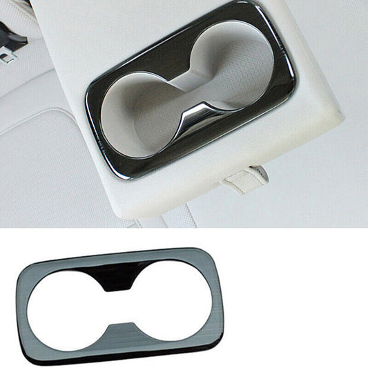 Fit for Hyundai for Tucson 2022-2023 Titanium Black Rear Water Cup Holder Panel Trim