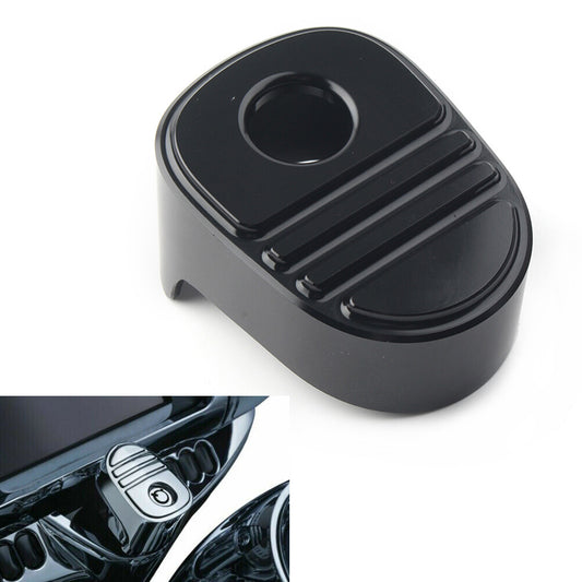 Tri Line Z¨¹ndschlossabdeckung schwarz f¨¹r for Harley Electra Road Glide FLH 14-18