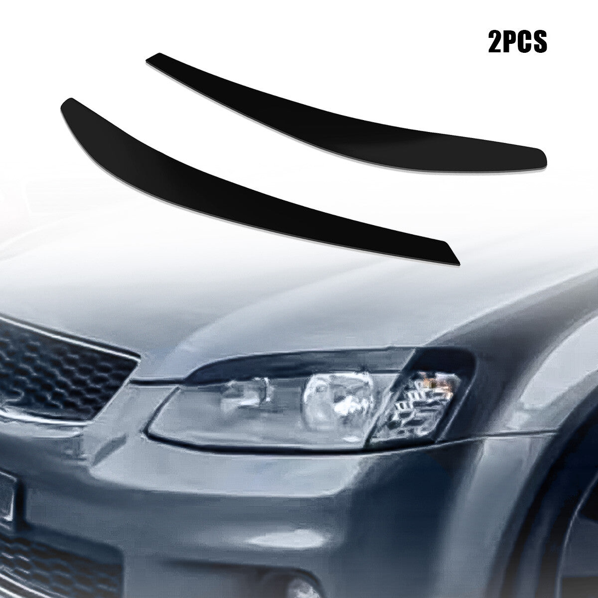 2PCS NEW Head Light Eyelids Eyebrows Lid Fits for Holden VE Commodore SS SSV AU