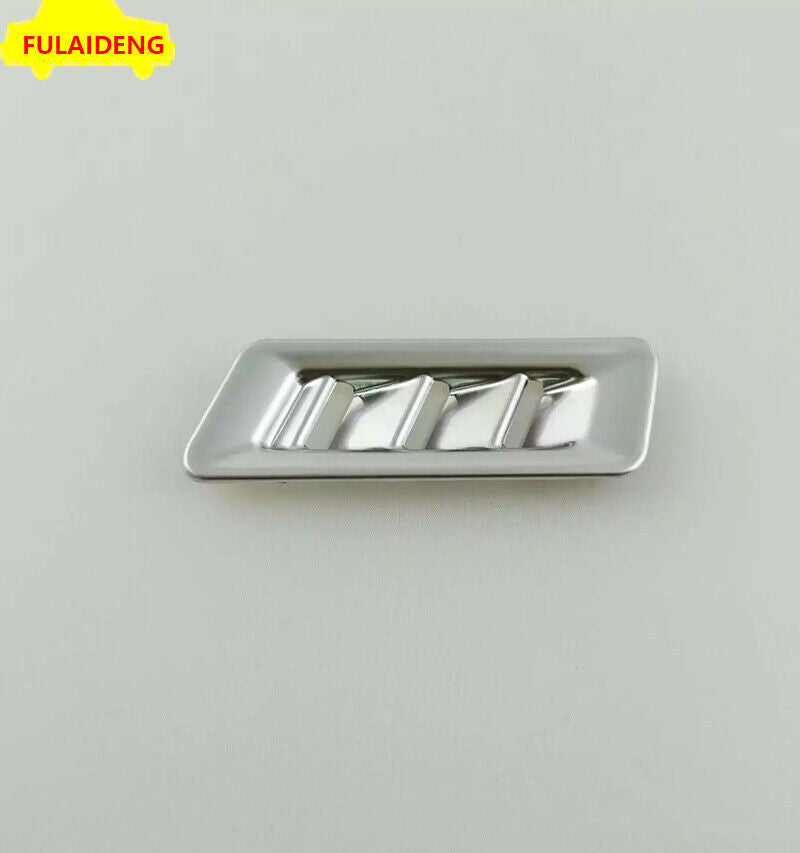 for Cadillac XT5 2017-2022 Silver Matte Dashboard Air Outlet Vent Frame Trim ABS