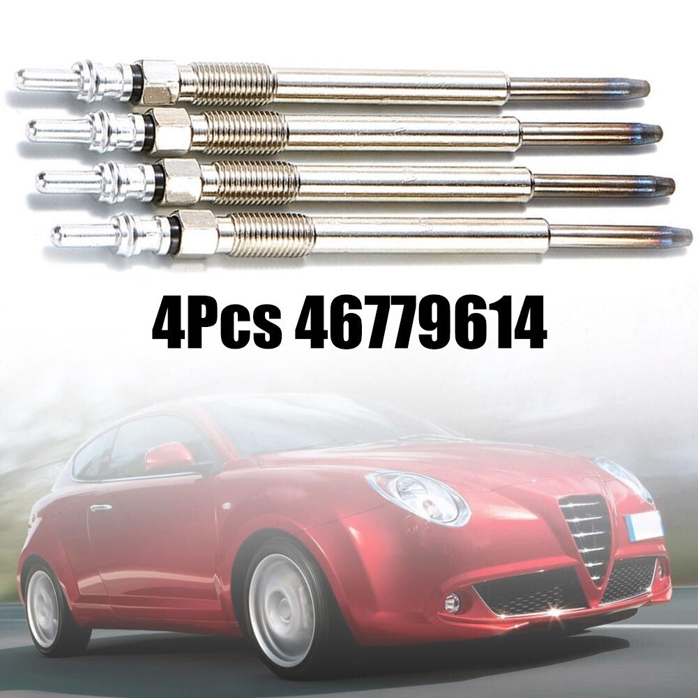 4Pcs/Set Car Diesel Heater Glow for Fiat 1.3 CDTI 46779614 Spare Parts