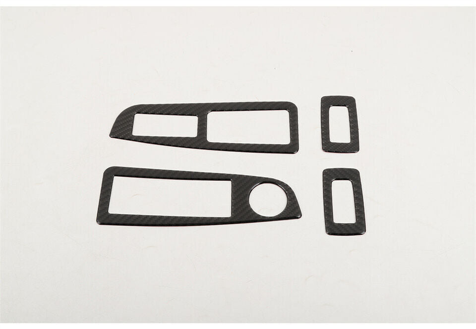 Carbon Fiber Window Lift Switch Trim for Dodge Charger 06-10 for Chrysler 300C 04-09