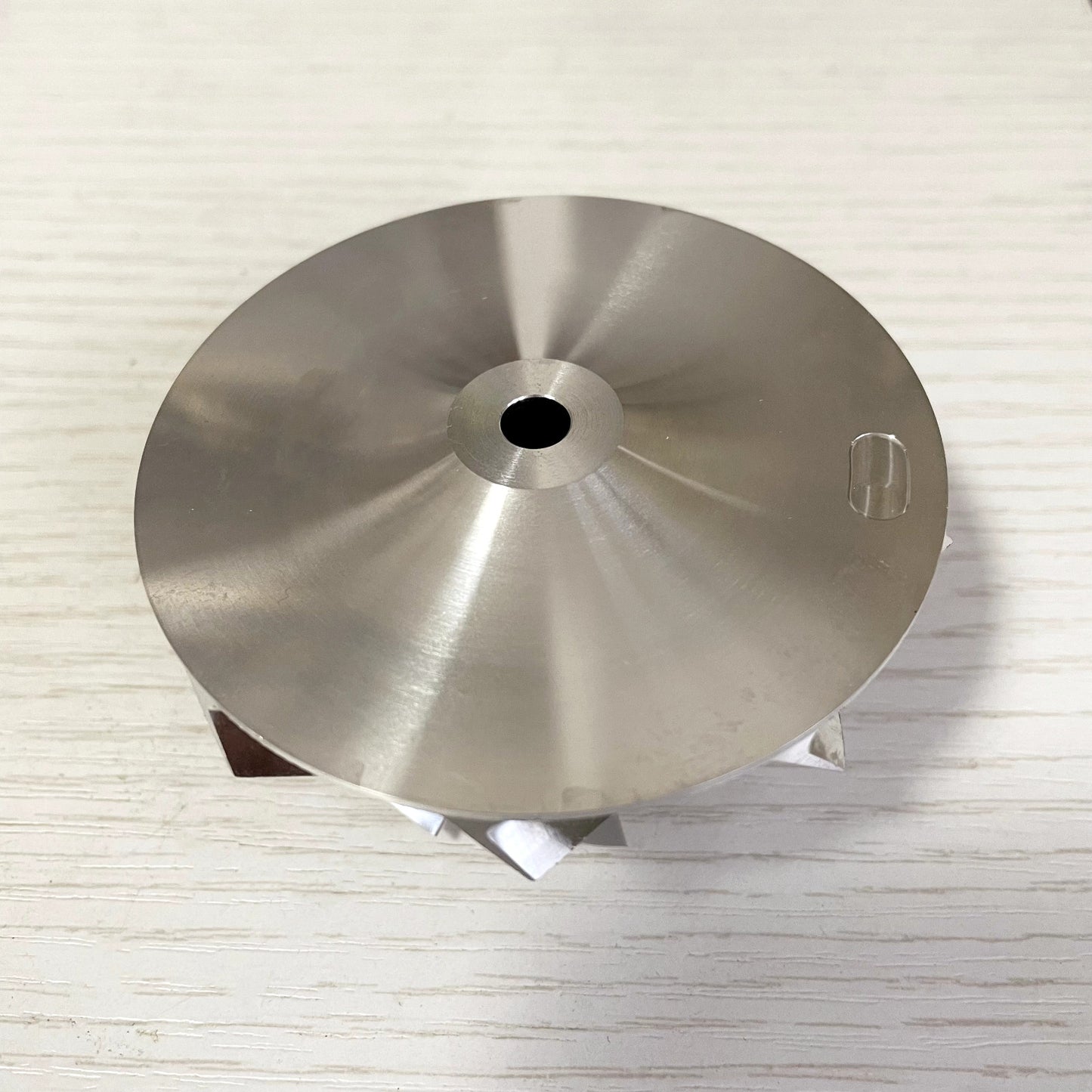 TD05H 5800/76.13 mm 9+0 Blade Turbine Aluminum 2618/Burnt Compressor Wheel