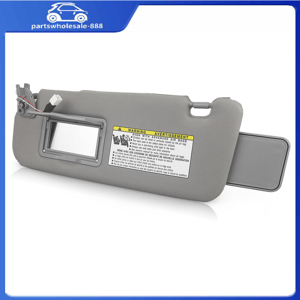 New 1x Driver Side Sun Visor Sunshade Kit Gray For 2006-2008 2007 for Hyundai Sonata