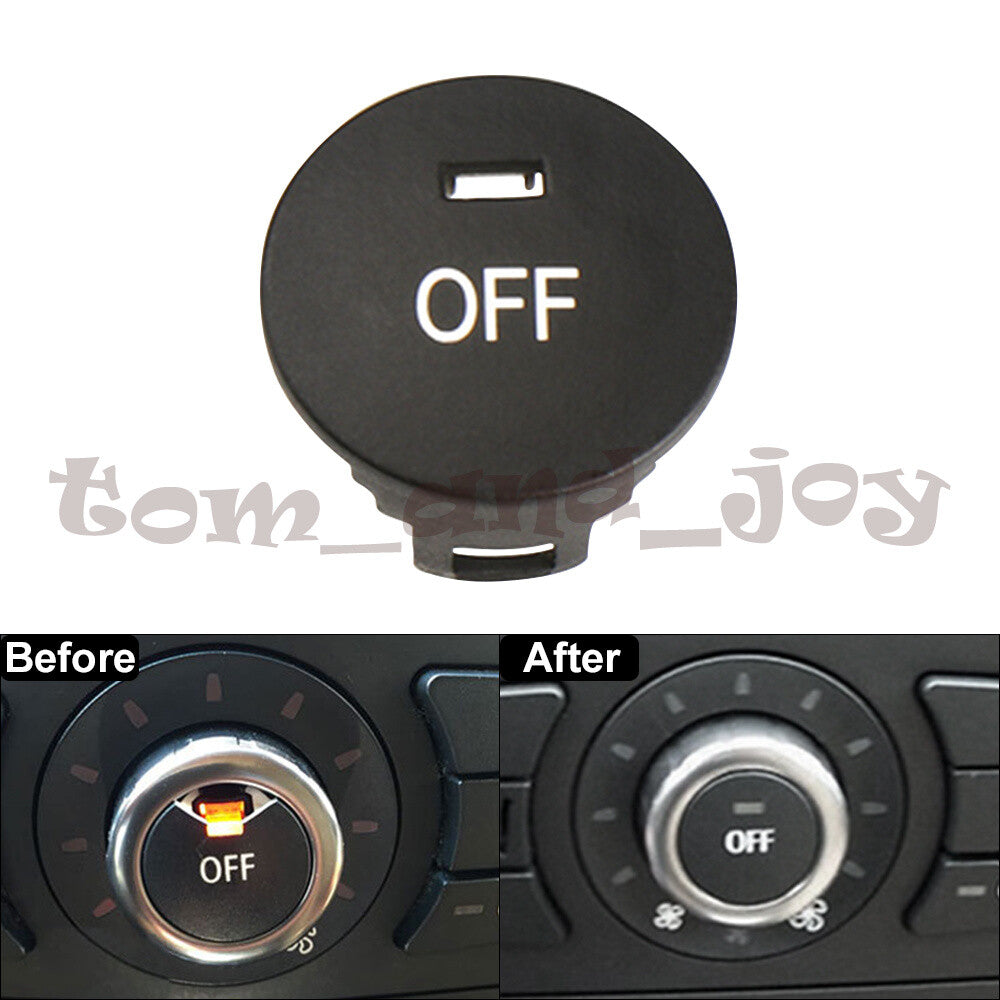 Center A/C OFF Switch Button Cover Cap for BMW 5 6 Series E60 E61 E63 E64 M5
