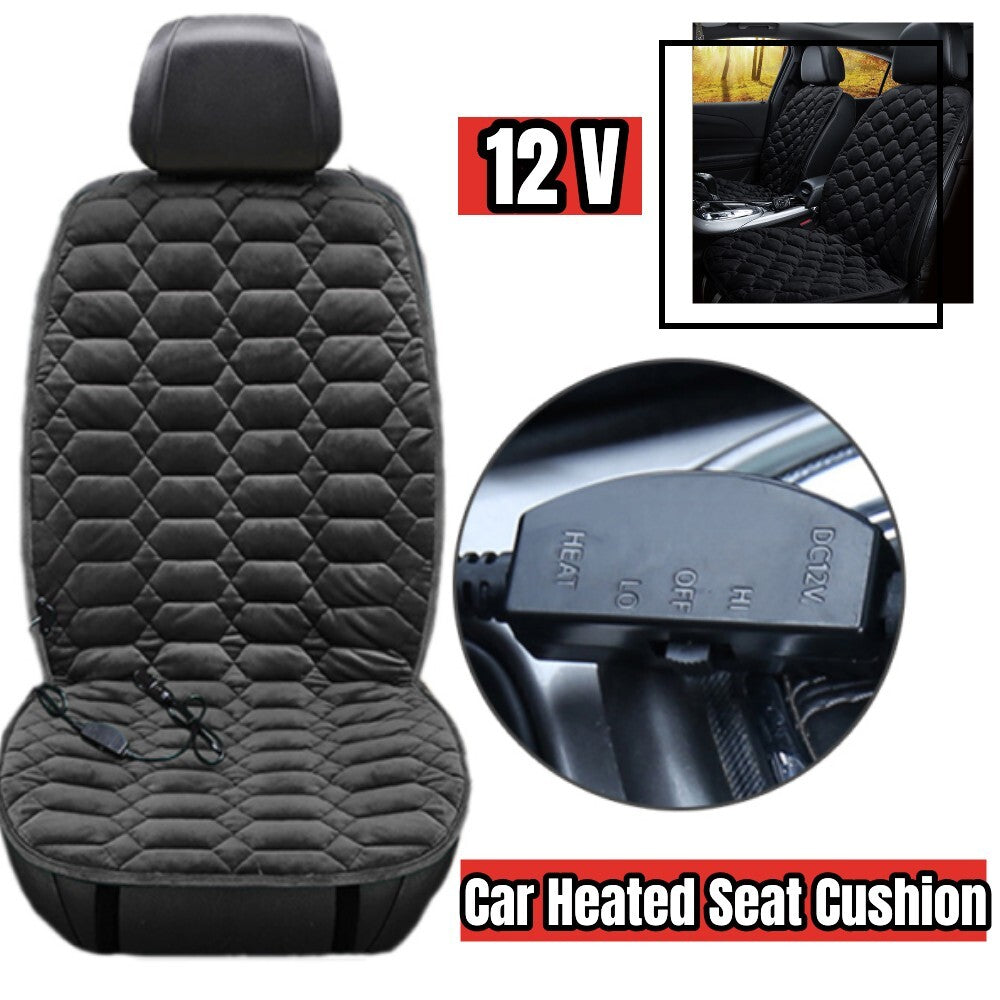 12V Plush Car and Truck for Seat Cushion Cover with Adjustable Temperature Control