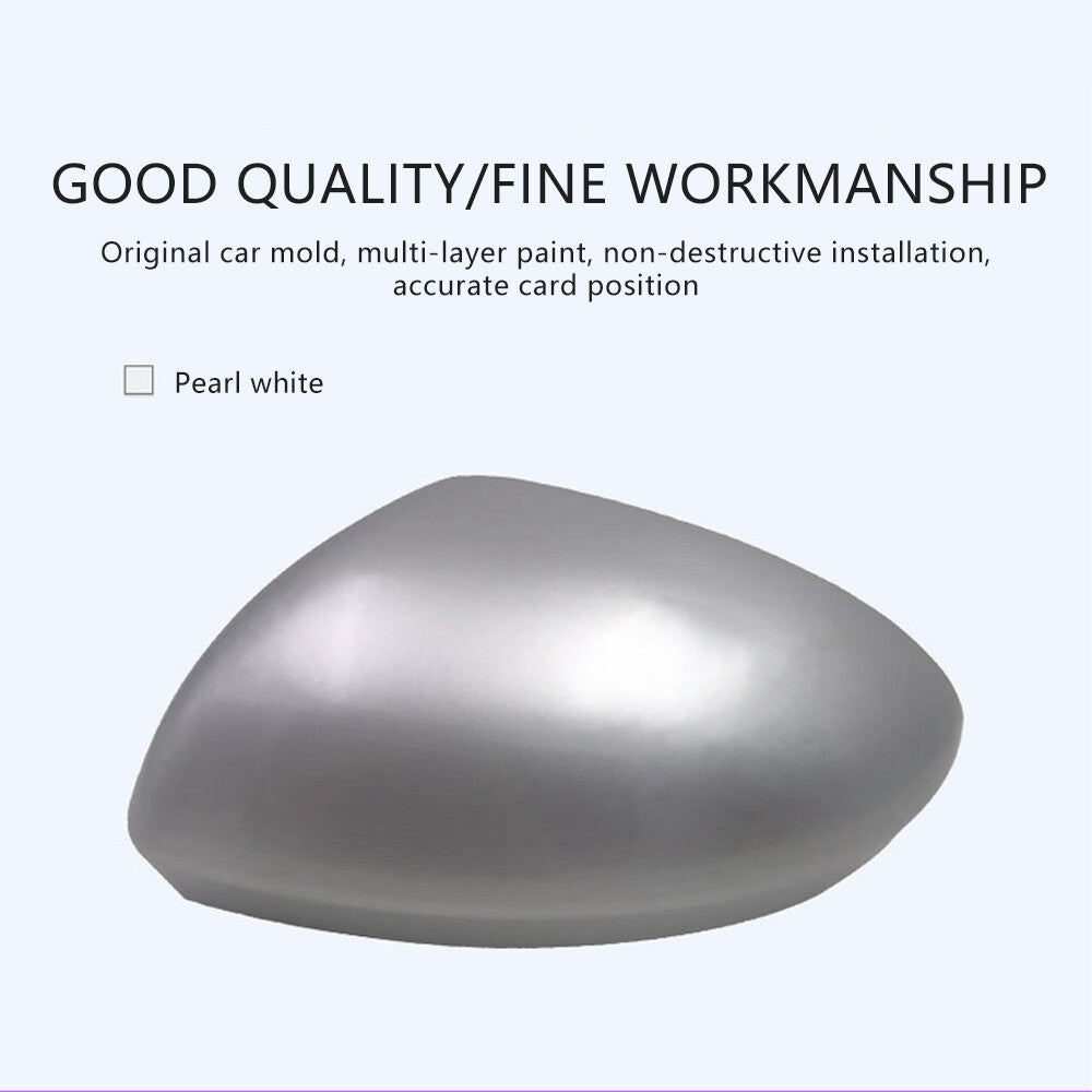 Silver Right Passenger Side Rearview Mirror Cap Cover for Nissan Altima 19-22