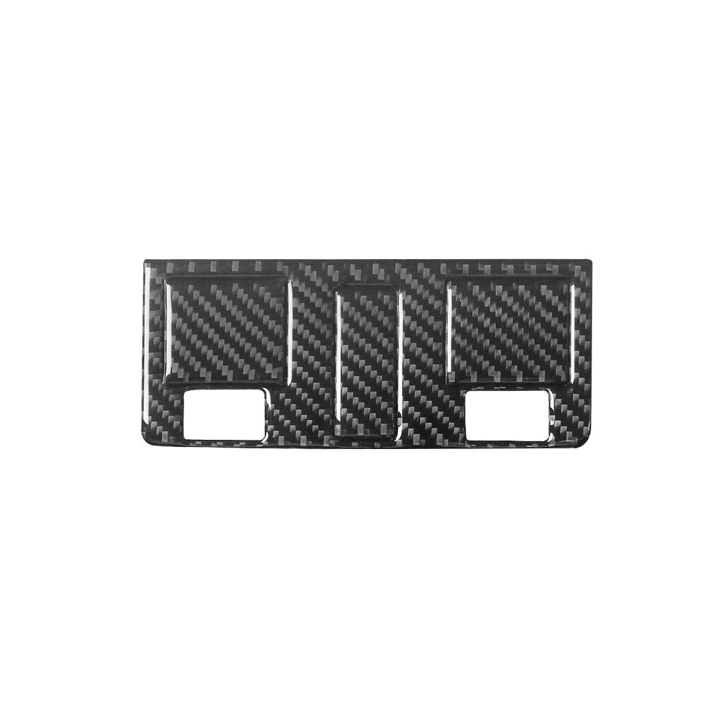 2Pcs Carbon Fiber Sunroof Button Cover Trim For Silverado/tahoe/ for sierra 2007-2014