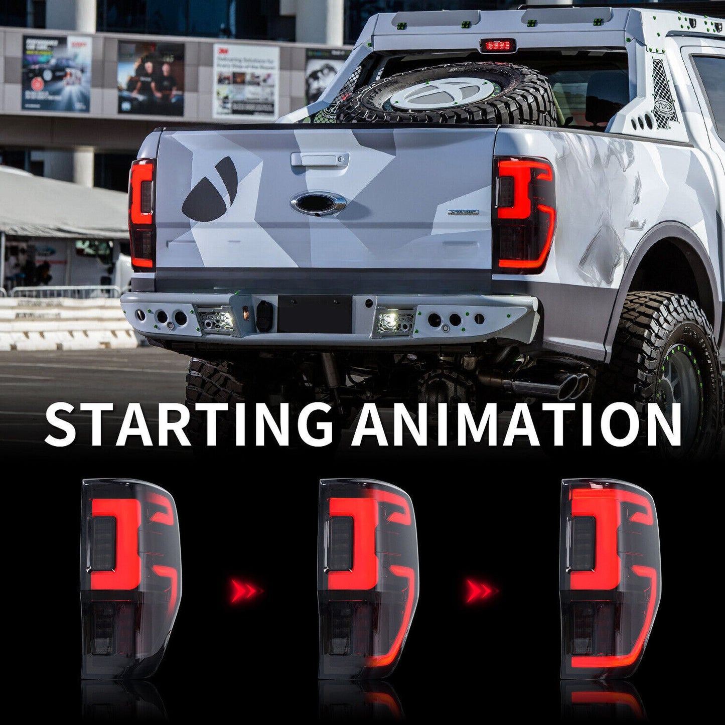 LED taillight assembly and signal lights for Ford Ranger 2012-2019