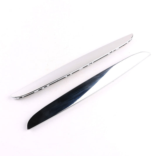 2 Pack Front Hood Chrome Cover Trim Above Grille for BMW E90 E91 3-Series 325i