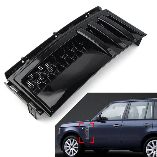 Car Side Fender Vent Grille Left Fit for Land Rover for Range Rover L322 2002-2012 Black
