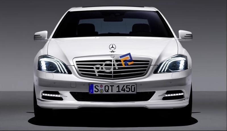 for Benz S-class W221 LED DRL Headlights Double Beam Lens Projector 2006-2012