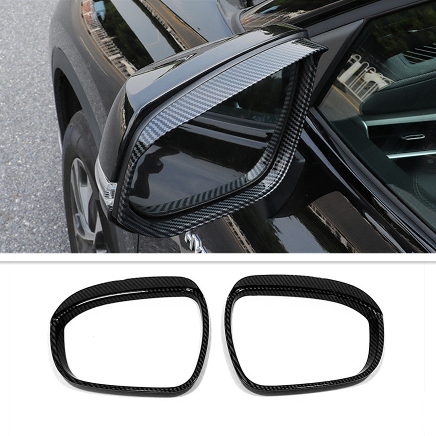 Carbon fiber mirrored rain guard trim is suitable for 2022 and 2023 for Mitsubishi Outlander