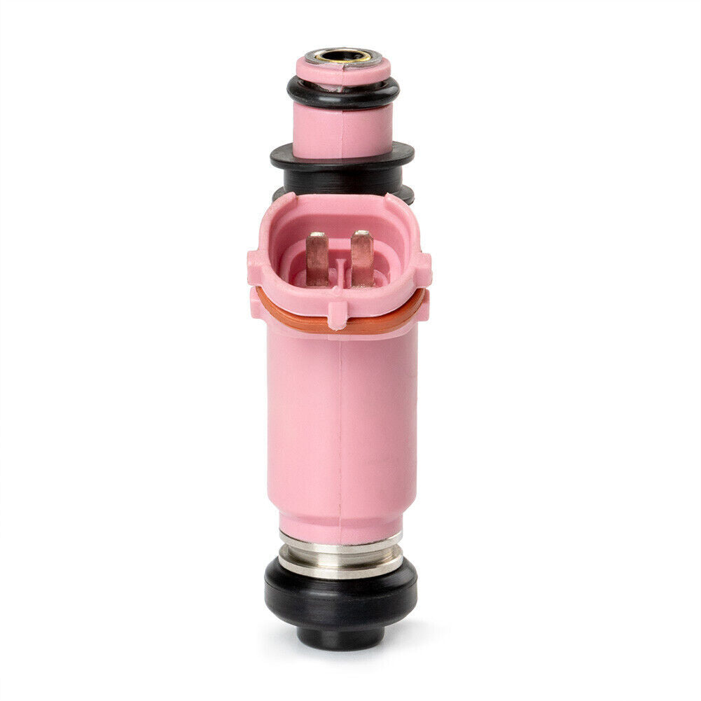 Set of 4 Fuel Injector 195500-3910 16611AA370 for Subaru JDM STi 565CC Pink