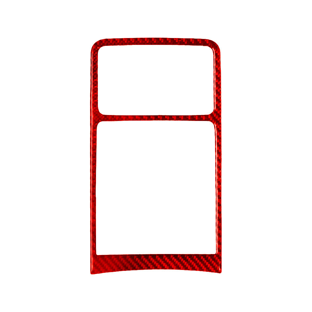 Red Carbon Fiber Rear Vent Frame Trim for Volkswagen for Passat 2006-11