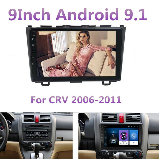 Android 9.1 Car Navigation GPS Radio Multimedia Video Player For CRV CR-V 06-11