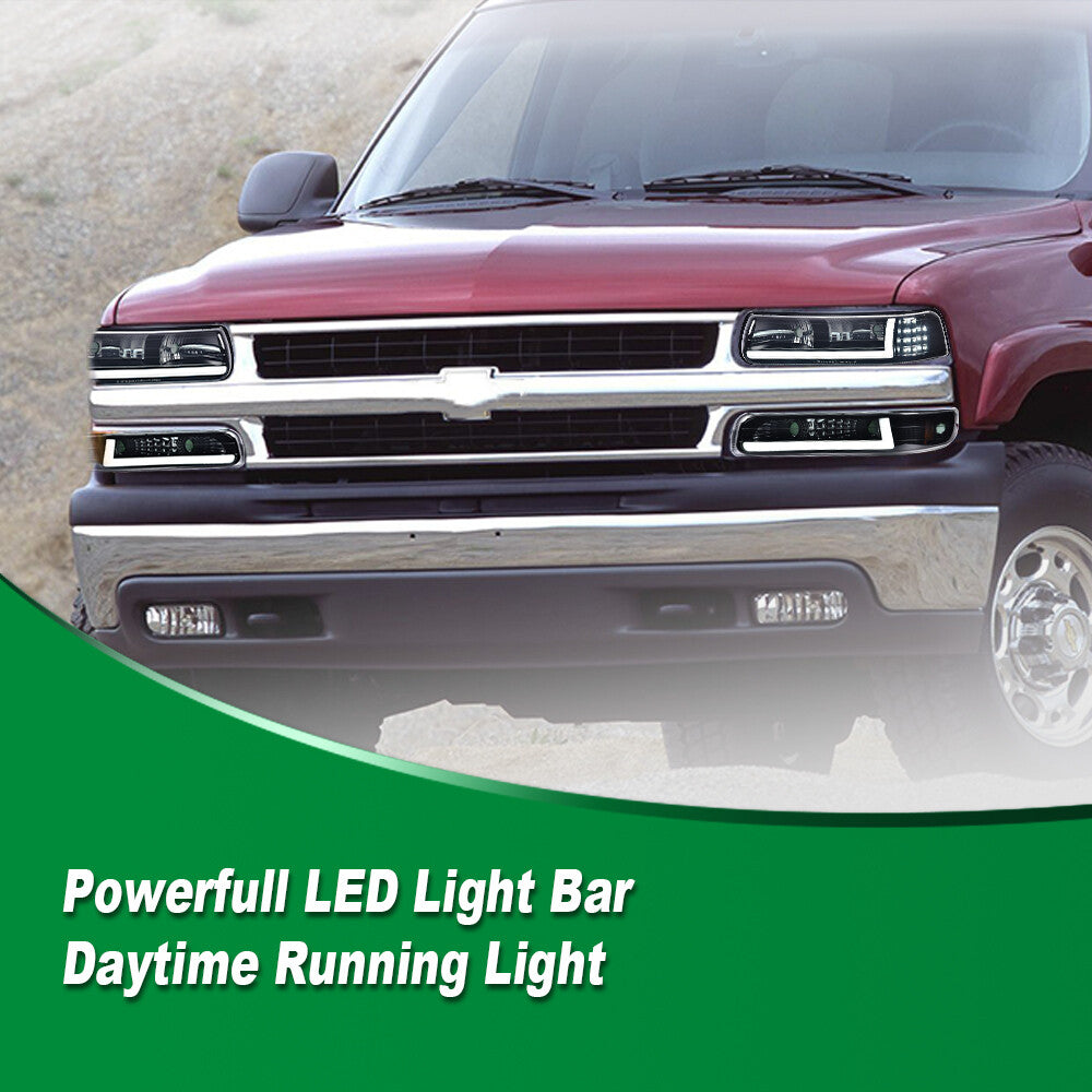 Door Star 99-02 Snow Country West Loraldo 1500 2500 HD 3500 LED DRL Gushui + Hushui Terrace