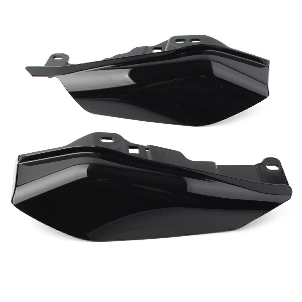 for Harley Touring Mid-Frame Air Deflector Wind Heat Shield Trim Vivid Black UK