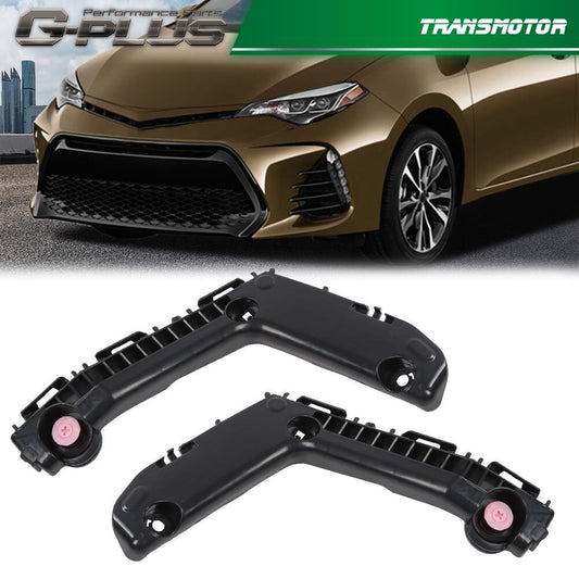 Fits 17-19 for Toyota for Corolla front bumper bracket for driver and passenger sides.
