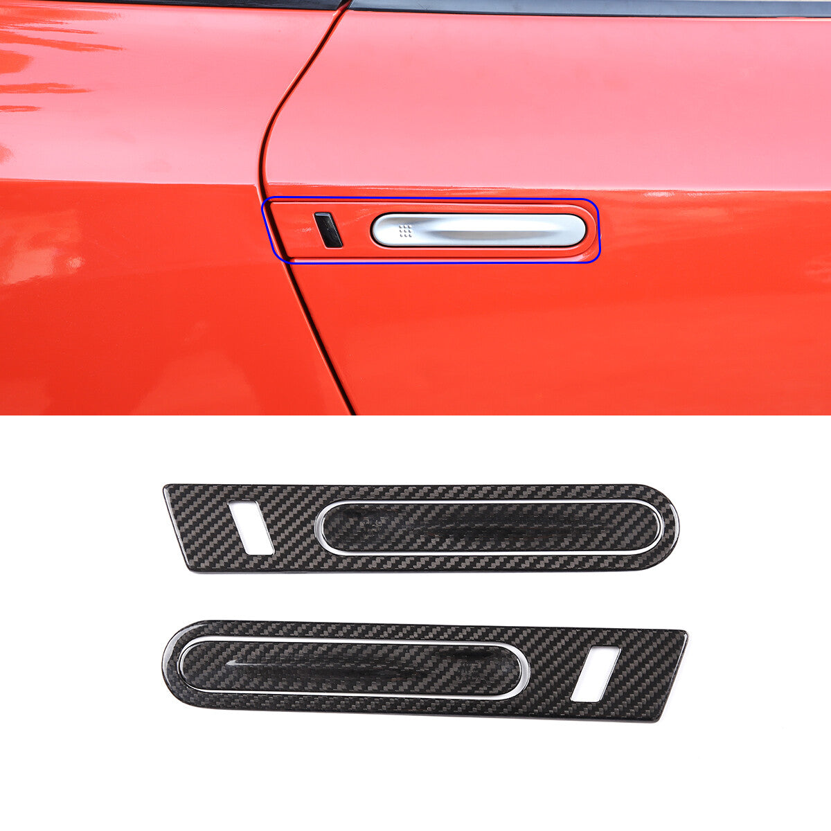 ABS smoked black taillight cover trim for Ford Maverick 2022-2023