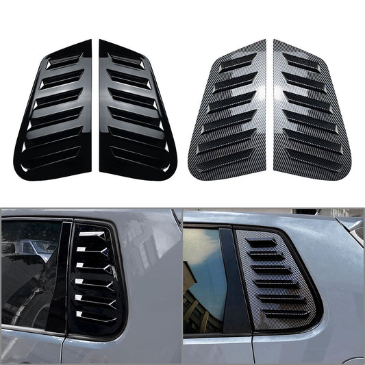 Rear Side Window Louver Vent Cover Trim for VW Polo 9N 2001-2009