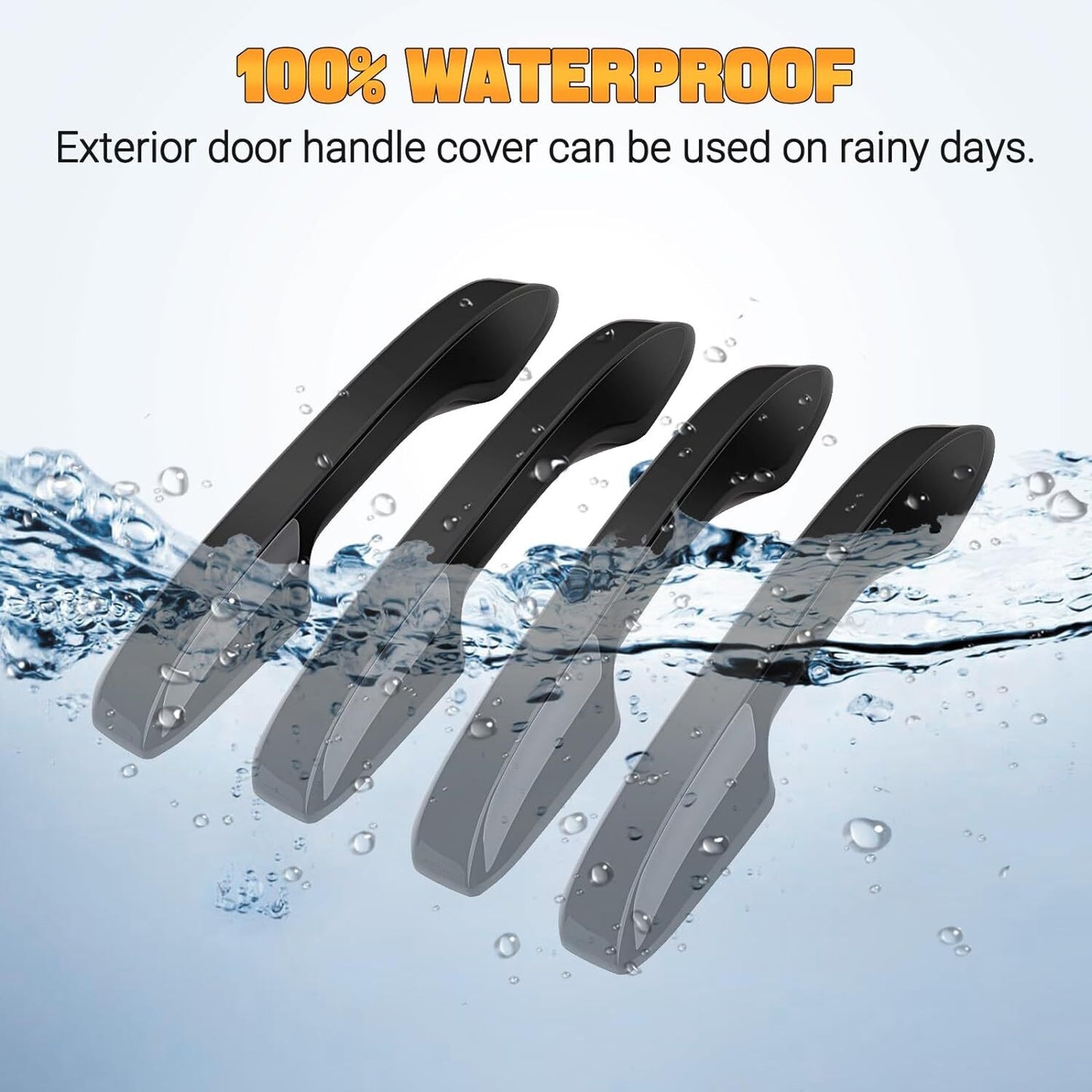 4x Door Handle Cover Trim For 2022-2024 for Honda for Civic 23-2024 Accord CR-V HR-V ABS